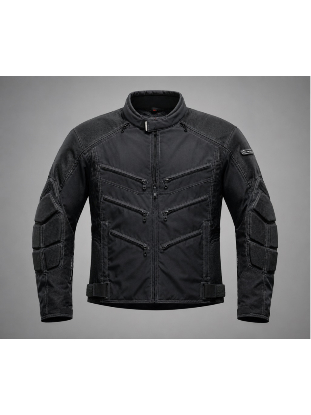 Tour Master Triton Motorcycle Jacket Black Armored Mesh Biker Moto Y2K 2003, M